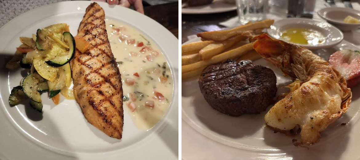 Ace's Steak, Seafood, Italian restaurant. Menu