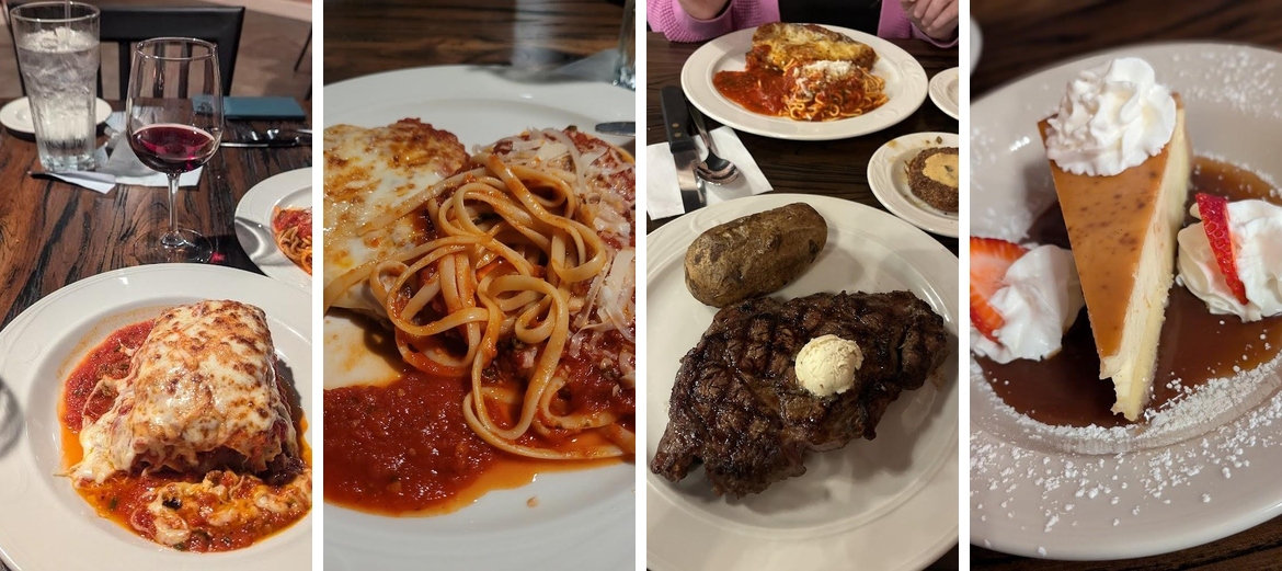 Ace's Steak, Seafood, Italian restaurant.